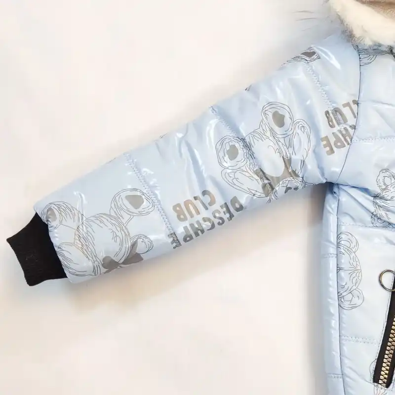 کاپشن دخترانه مدل عروسک خرسی 4550