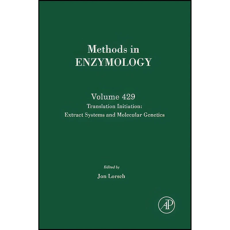 کتاب Translation Initiation اثر Jon Lorsch انتشارات تازه ها