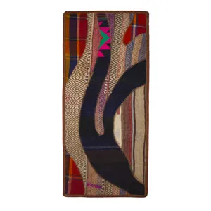 کلاژ گلیم دستبافت نیم متری کد n14107