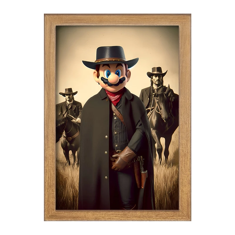 تابلو خندالو مدل سوپر ماریو (Super Mario) کد F10568