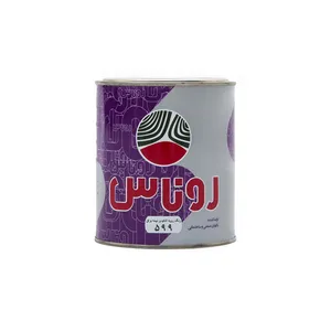 رنگ رويه آلکیدی نيمه براق روناس کد 599 حجم 1000 میلی لیتر