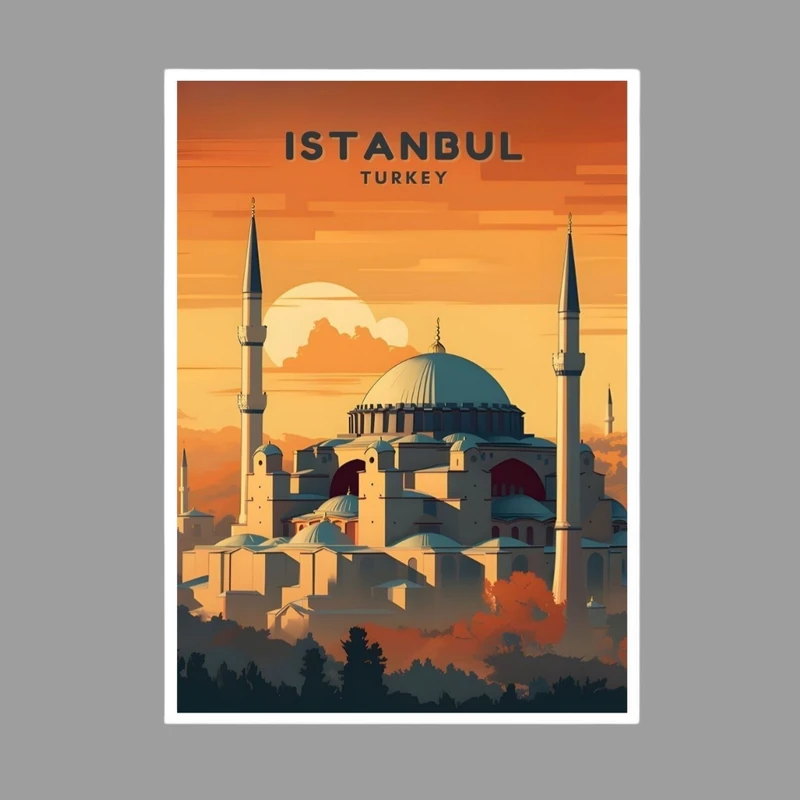 تابلو مدل منظره طرح استانبول کد 00