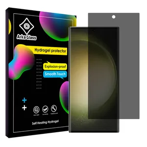 Arka Glass Tough model Privacy screen protector suitable for Samsung Galaxy S23 Ultra Mobile phone