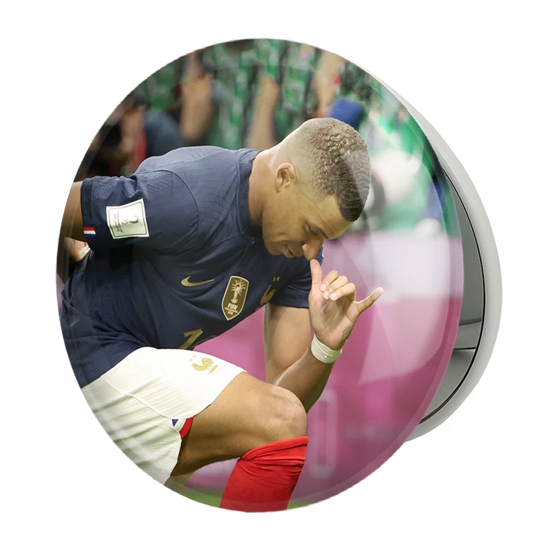 آینه جیبی خندالو طرح امباپه مدل تاشو کد 27608 