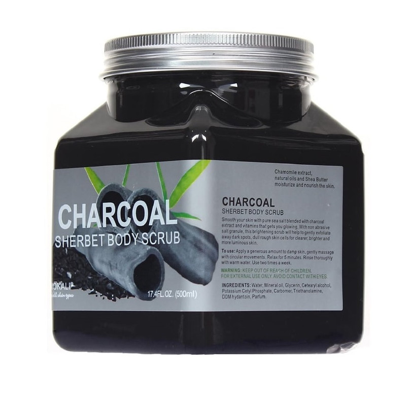اسکراب لایه بردار پوست وکالی مدل CHARCOAL حجم 350 میلی لیتر