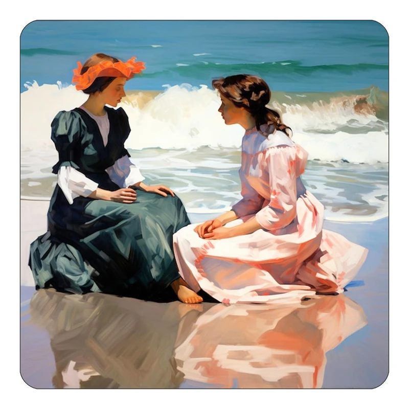 مگنت کاکتی طرح نقاشی رنگ روغن مدل mp70512