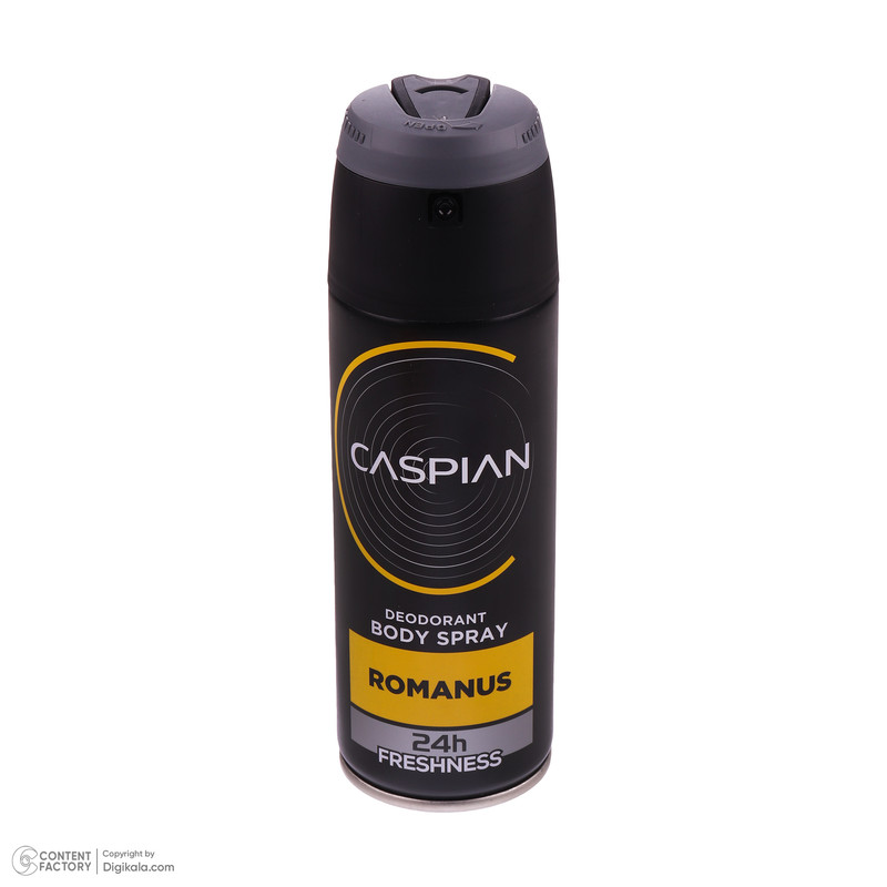اسپری دئودورانت بدن مردانه کاسپین مدل ROMANUS حجم 150 میلی لیتر اسپری دئودورانت بدن مردانه کاسپین مدل ROMANUS حجم 150 میلی لیتر