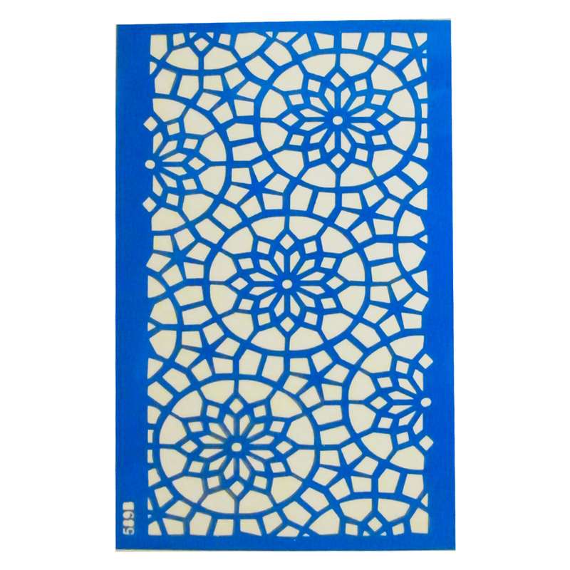 شابلون طرح اسلیمی گرد کد Fr5898