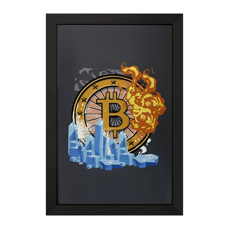 تابلو خندالو مدل بیت کوین (Bitcoin) کد F2735