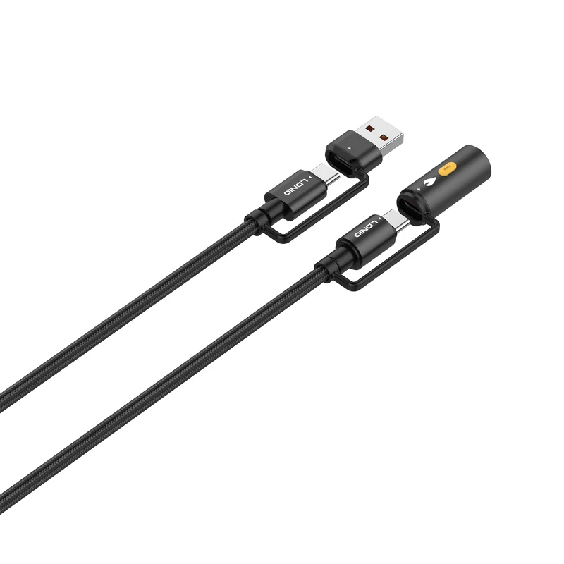 کابل تبدیل USB-C به USB-C الدنیو مدل LC18 طول 1.2 متر 