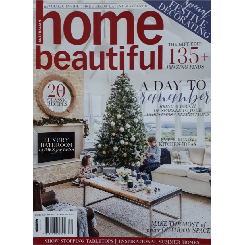 مجله home beautiful دسامبر 2019