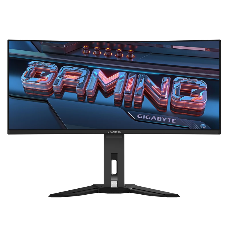 مانیتور خمیده 34 اینچ گیگابایت مدل Gigabyte MO34WQC OLED Curved Gaming Monitor 34 Inch