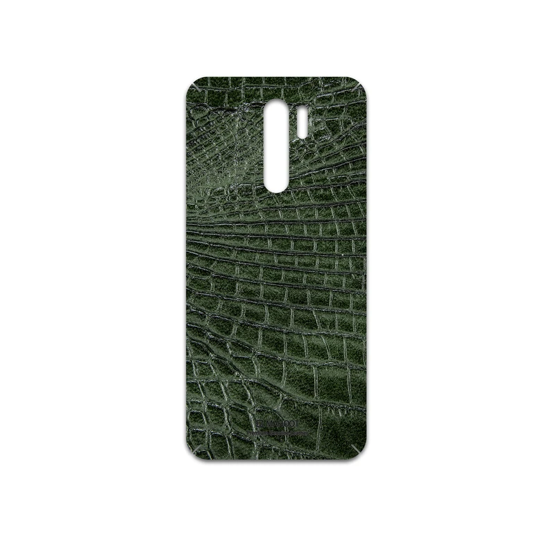 برچسب پوششی ماهوت مدل Green-Crocodile-Leather مناسب برای گوشی موبایل سامسونگ Galaxy M01