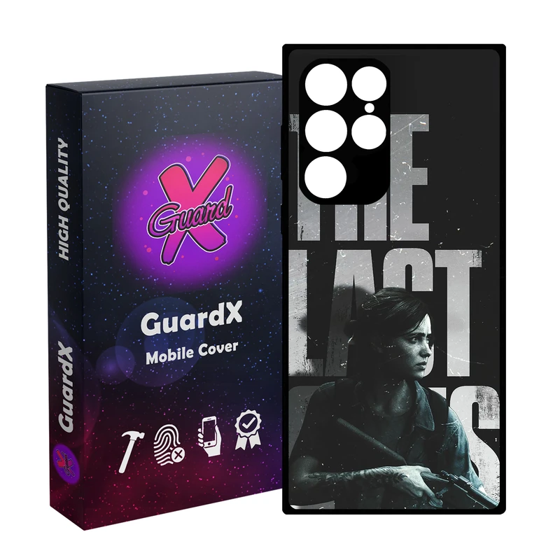 کاور گارد ایکس طرح Last of Us مدل Glass10792 مناسب برای گوشی موبایل سامسونگ Galaxy S22 Ultra
