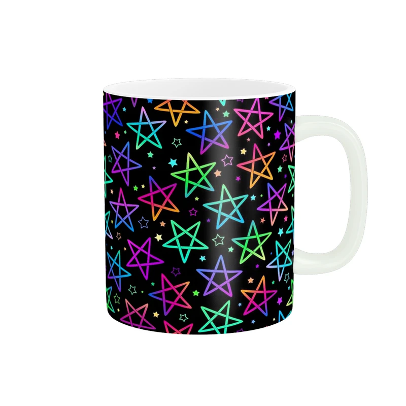 ماگ پادآفرین مدل کهکشانی طرح ماه و ستاره کد p2180