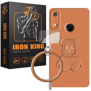 کاور آیرون کینگ مدل OO-HLD-21 مناسب برای گوشی موبایل هوآوی Y6 Prime 2019 / Y6S / آنر 8A به همراه بند آویز