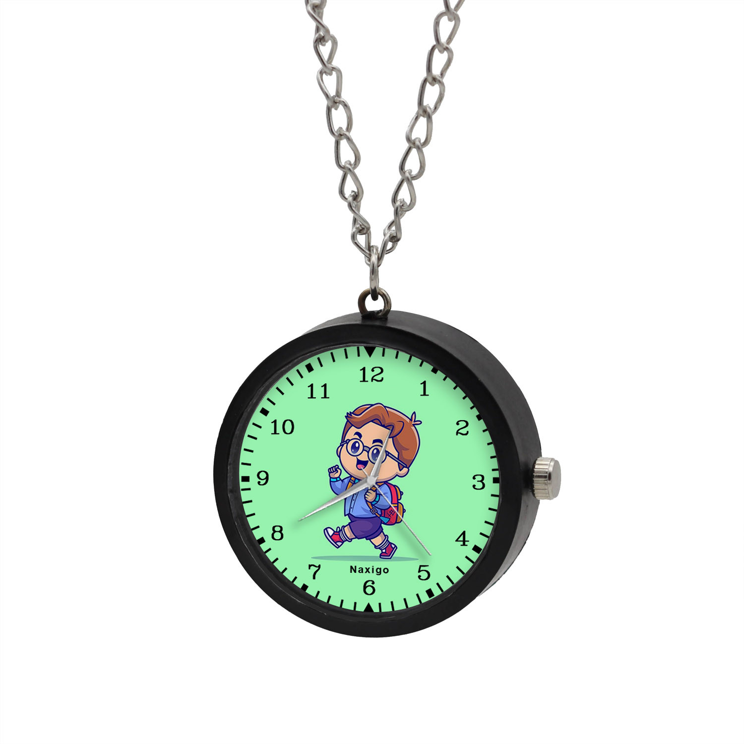 ساعت گردنبندی عقربه ای ناکسیگو مدل دانش آموز کد NF12410 ساعت گردنبندی عقربه ای ناکسیگو مدل دانش آموز کد NF12410