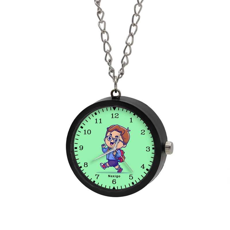 ساعت گردنبندی عقربه ای ناکسیگو مدل دانش آموز کد NF12410 ساعت گردنبندی عقربه ای ناکسیگو مدل دانش آموز کد NF12410