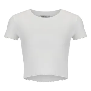 تی شرت آستین کوتاه زنانه سرژه مدل 203373 رنگ سفید