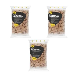 بادام درختی سنگی نچرال - 500 گرم بسته 3 عددی 