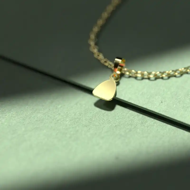 گردنبند طلا 18 عیار زنانه مدوپد مدل  اسلیمی کد ZZ1044