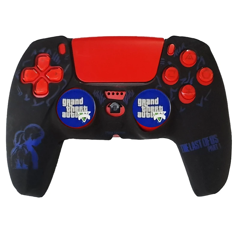 محافظ دسته بازی پلی استیشن 5 مدل LAST OF US PS5531  به همراه روکش آنالوگ