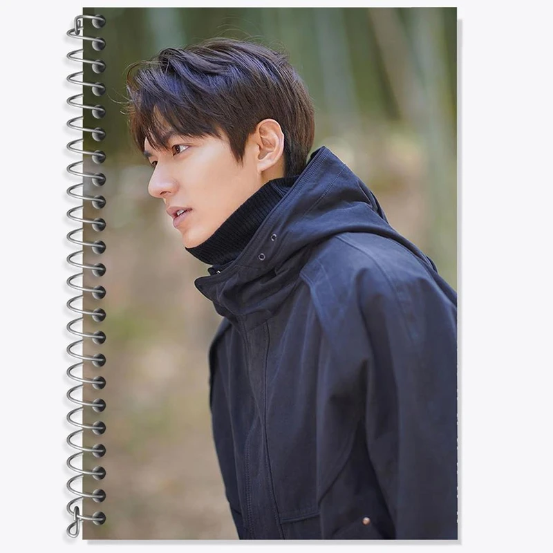 دفتر زبان 50 برگ خندالو مدل سه خط طرح لی مین هو Lee min ho کد 20878