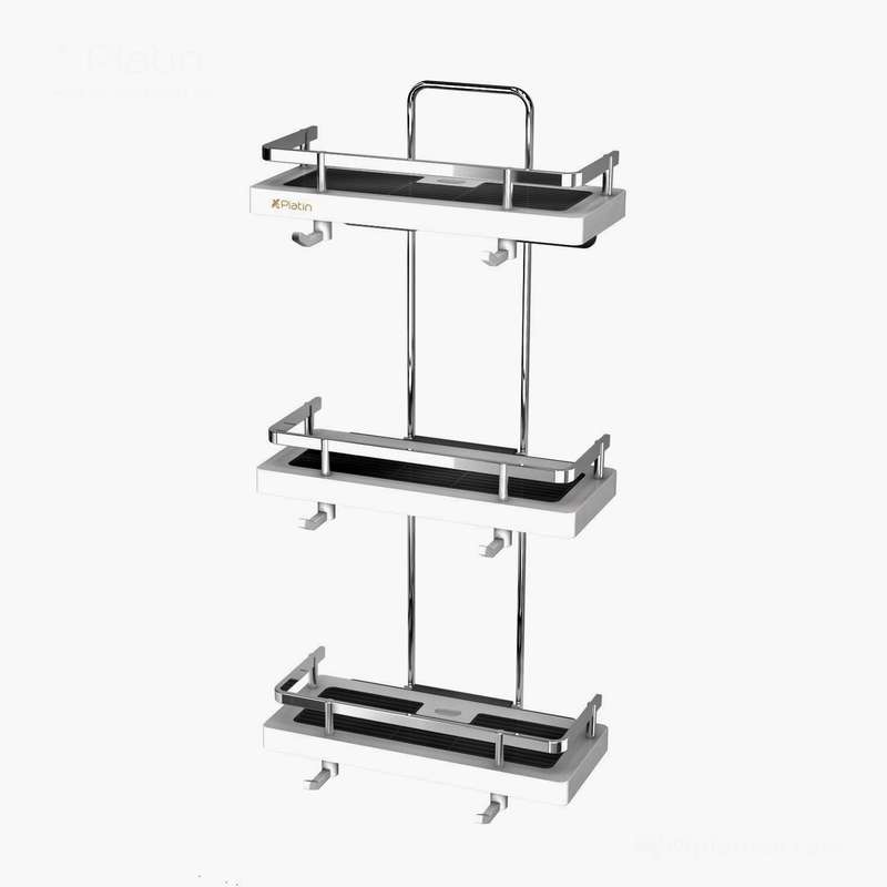 استند حمام پلوتون مدل آرسین سه طبقه استند حمام پلوتون مدل آرسین سه طبقه