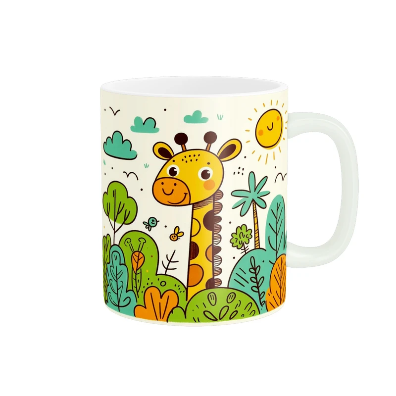 ماگ پاد آفرین طرح کارتونی کد 3064