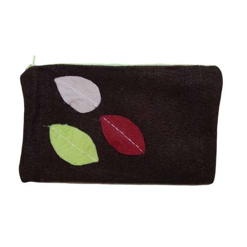  جامدادی نمدی طرح برگ