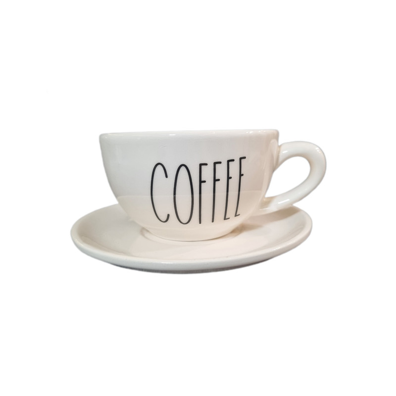 ست فنجان و نعلبکی سرامیکی مدل coffee کد 5613