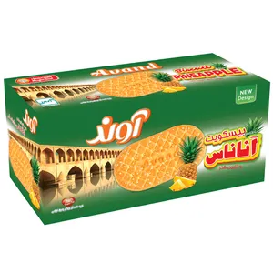 بیسکویت 1000 با طعم آناناس و تزیین شکر آوند - 900 گرم