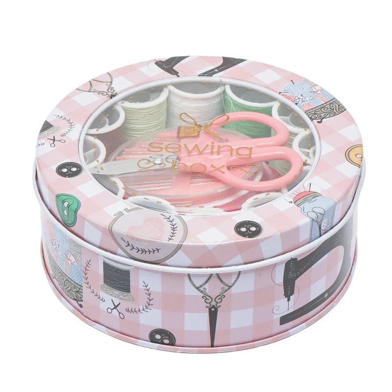 جعبه نخ و سوزن طرح فانتزی مدل مسافرتی کد GERRRAB مجموعه 20 عددی