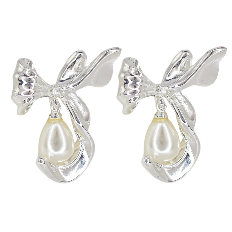 گوشواره میخی زنانه زودیکا مدل پاپیون کد AAC1129