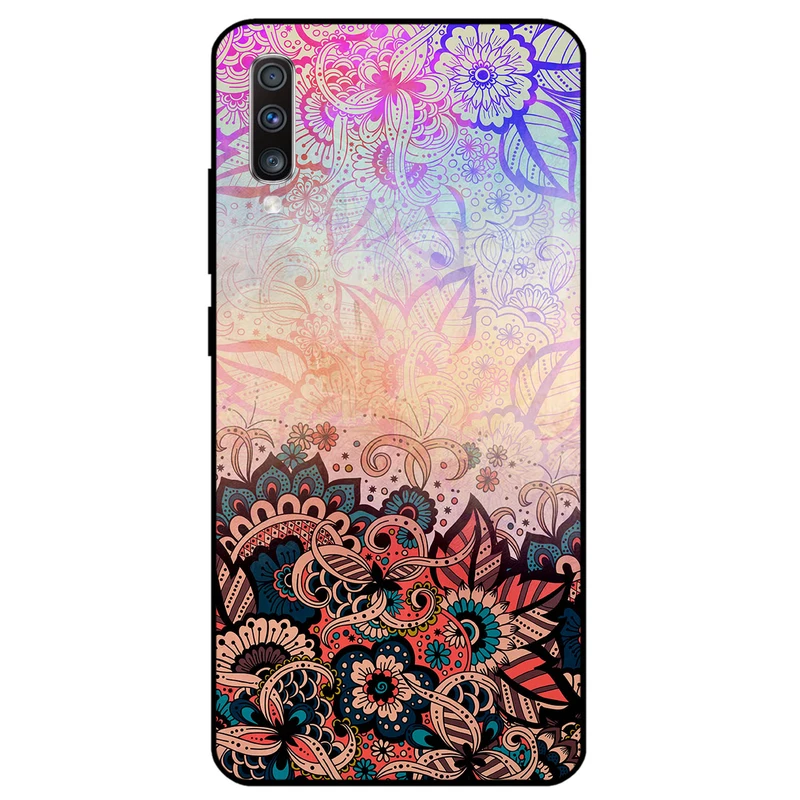 کاور مگافون طرح بته جقه مدل 7727 مناسب برای گوشی موبایل سامسونگ Galaxy A70   