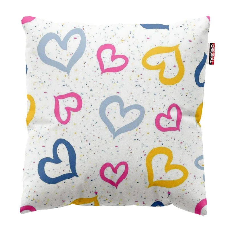  کوسن پاد آفرین طرح قلب سایز 30*30 سانتی متر کد 849