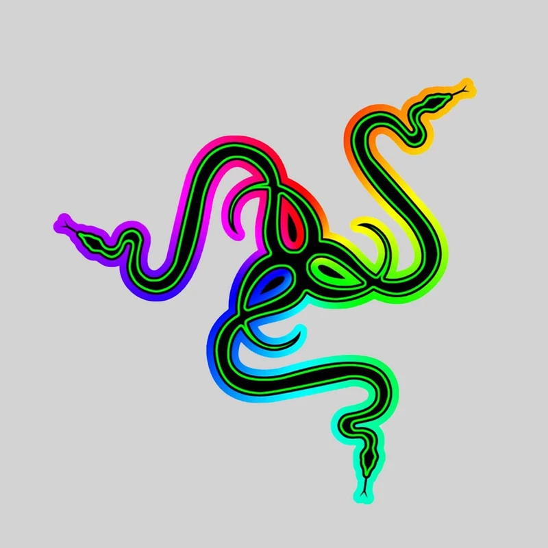 استیکر لپ تاپ کارنیکا طرح ریزر مدل razer-1717001
