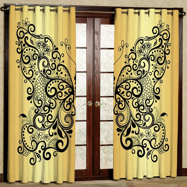 پرده مدل پروانه کد 1 سایز 280x140 سانتی متر