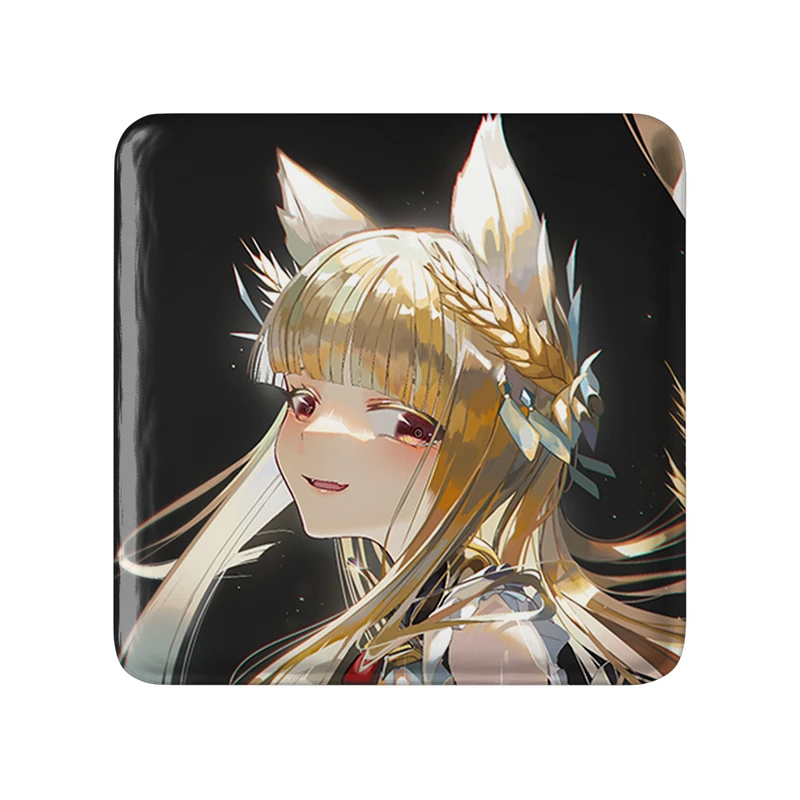 مگنت خندالو طرح هولو انیمه ادویه و گرگ مدل مربعی کد 36110