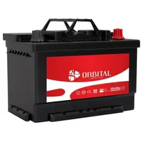 باتری اتمی 12 ولت 55 آمپر خودرو سپاهان باطری مدل SP55L