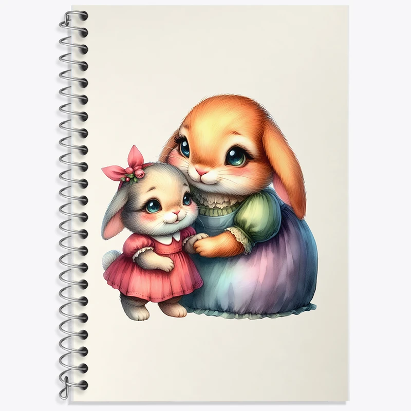 دفتر نت موسیقی 50 برگ خندالو طرح خرگوش کیوت کد F6192