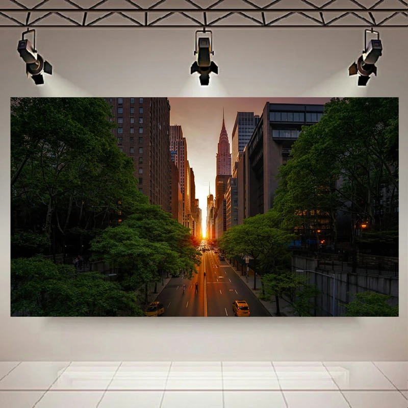 تابلو شاسی طرح نمای شهر مدل نیویورک کد AR6320