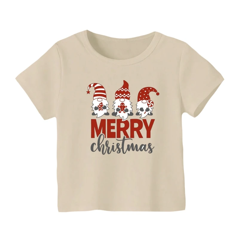 تی شرت آستین کوتاه بچگانه مدل بابانوئل کریسمس کد 38