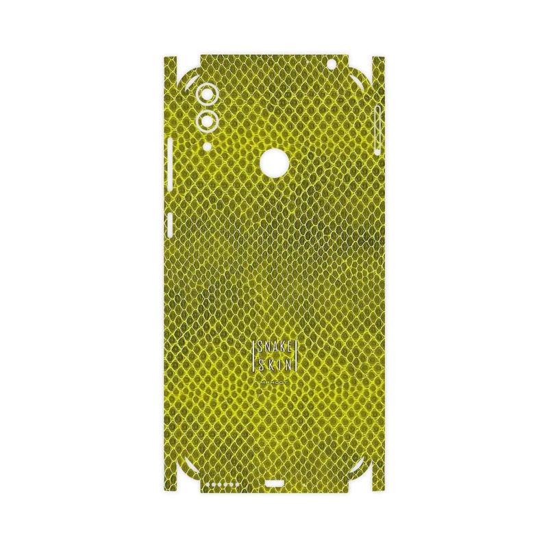 برچسب پوششی ماهوت مدل Yellow Snake Skin-FullSkin مناسب برای گوشی موبایل آنر 8C