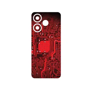 MAHOOT Red_Printed_Circuit_Board Cover Sticker for Xiaomi Redmi 13
