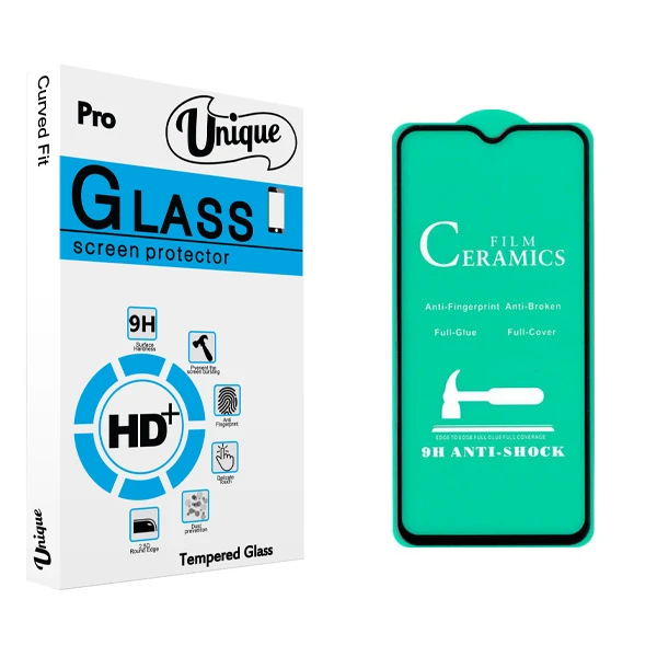 محافظ صفحه نمایش سرامیکی يونيک مدل +Clear مناسب برای گوشی موبایل سامسونگ Galaxy A50