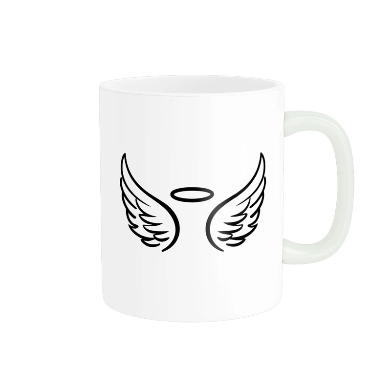 ماگ پادآفرین مدل فانتزی طرح پر  کد p10001