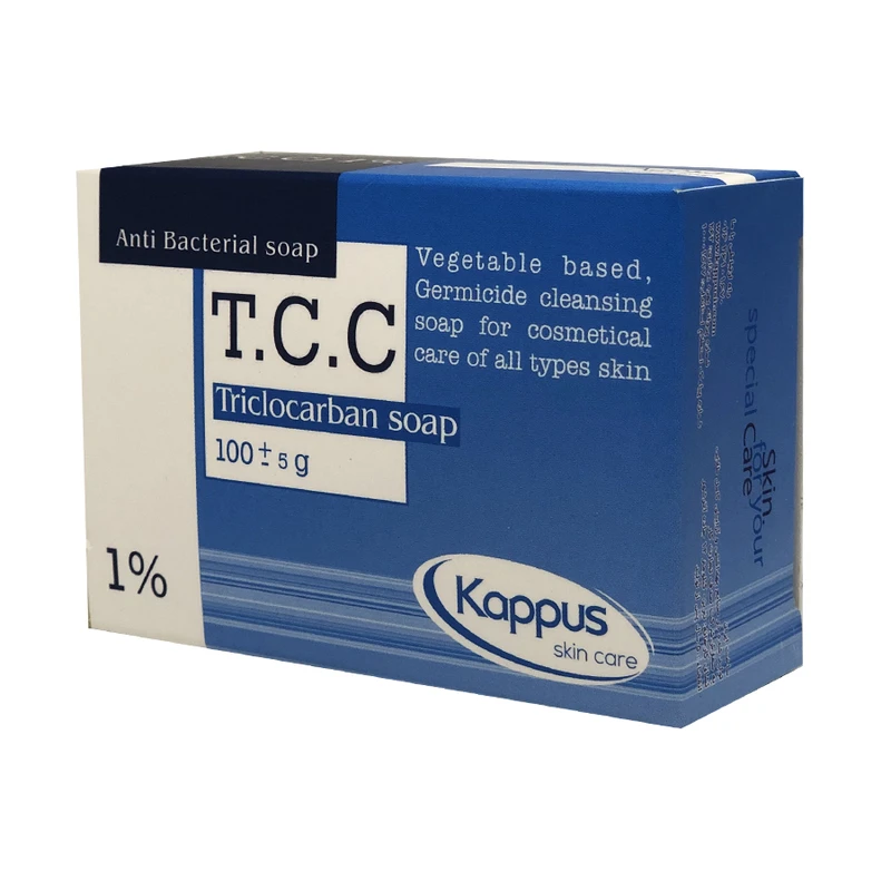 صابون شستشو کاپوس اسکین کر مدل triclocarban وزن 100 گرم