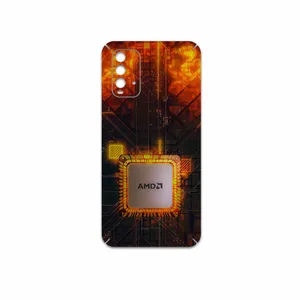 MAHOOT AMD Brand Cover Sticker for Xiaomi Redmi 9T