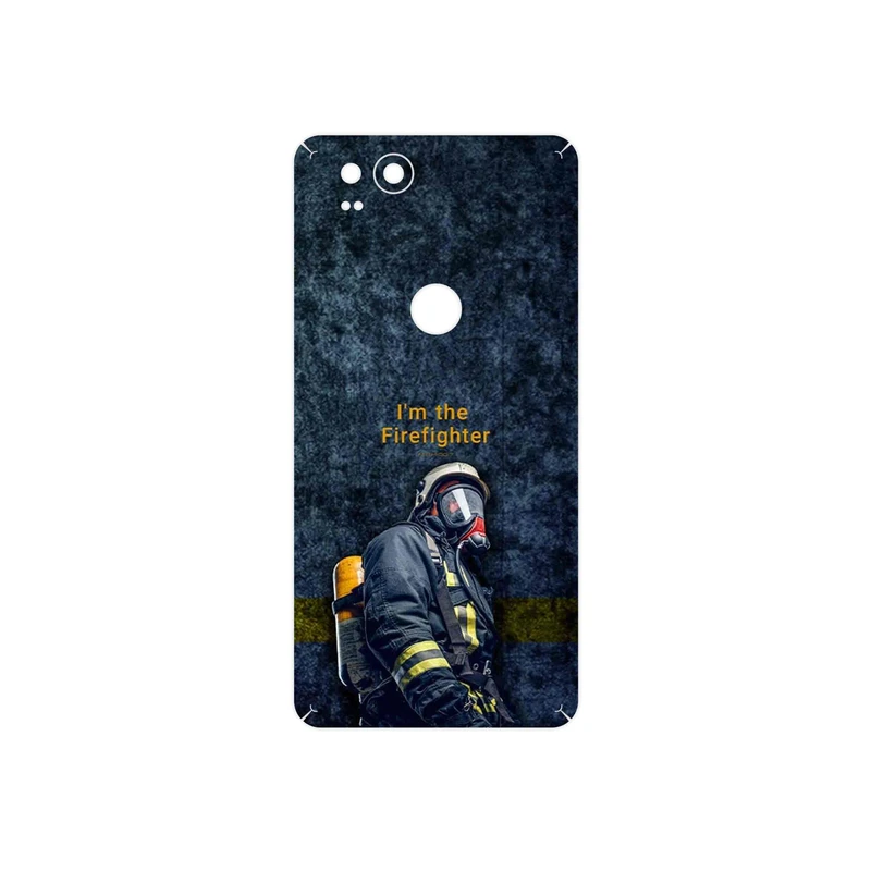 برچسب پوششی ماهوت مدل Firefighter مناسب برای گوشی موبایل گوگل Pixel 2